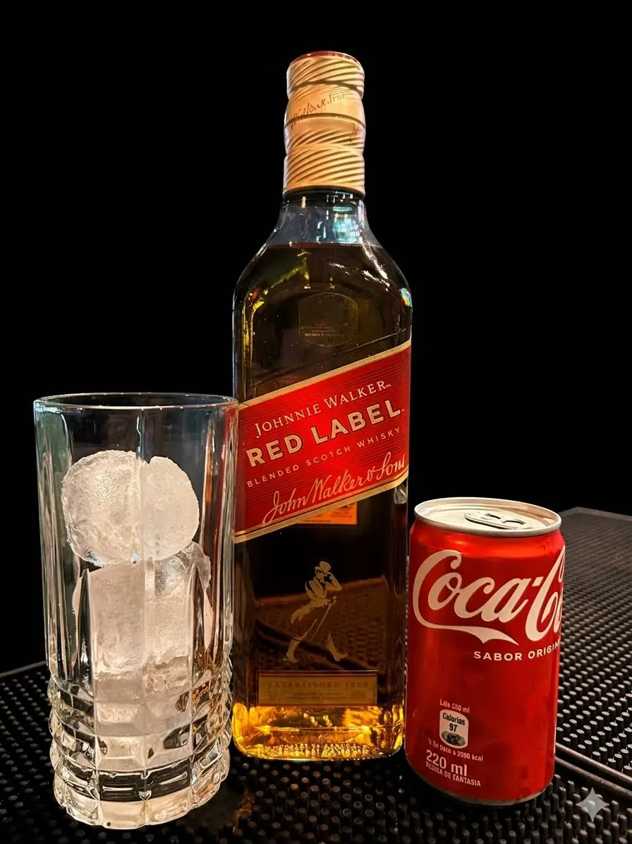 WHISKY RED LABEL