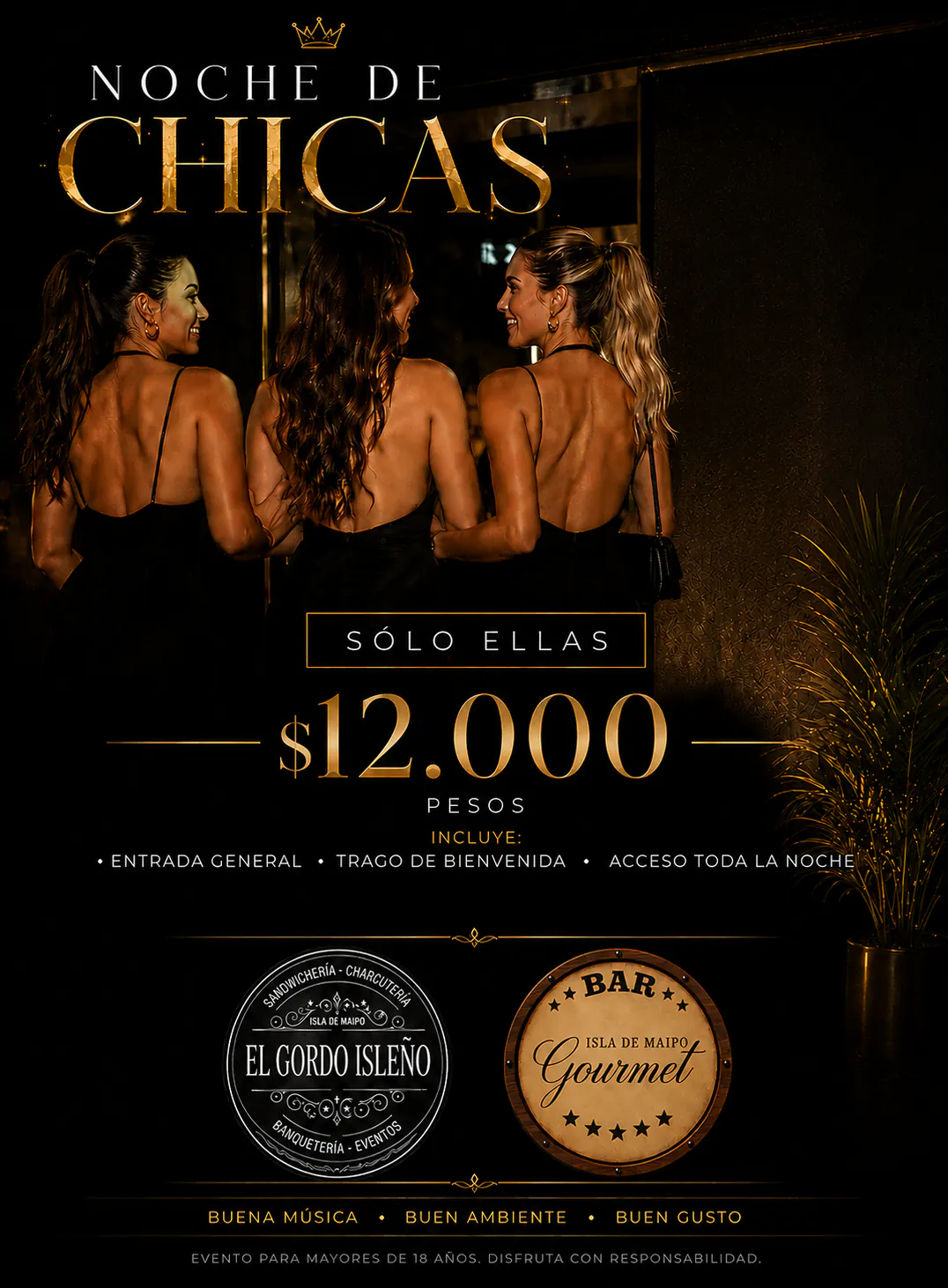 Entrada noche de chicas